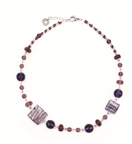 Collier Antica Murrina Venezia Femme Aurora in  Acier chirurgical  CG4AAI2605 - CG4AAI2605